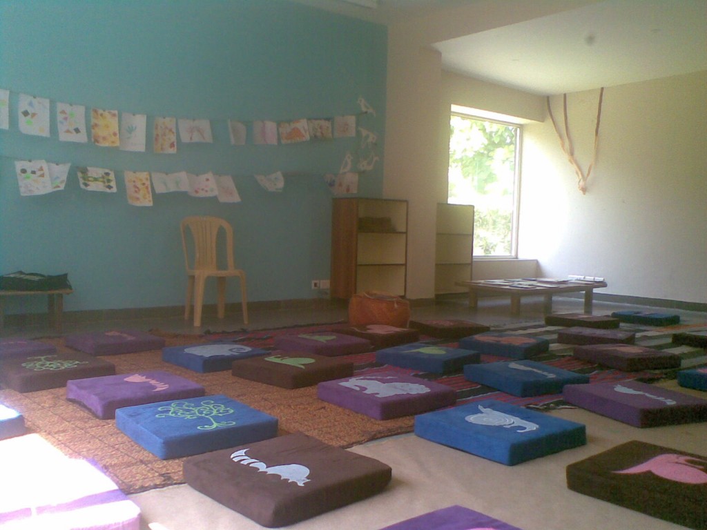 story telling room cushions